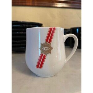 Vintage TWA Demitasse Espresso Cups Airline Collectible, 6 available